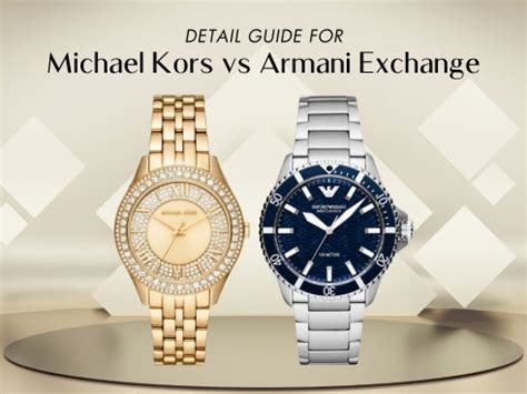 Detail guide for Michael Kors vs Armani Exchange – H2 Hub